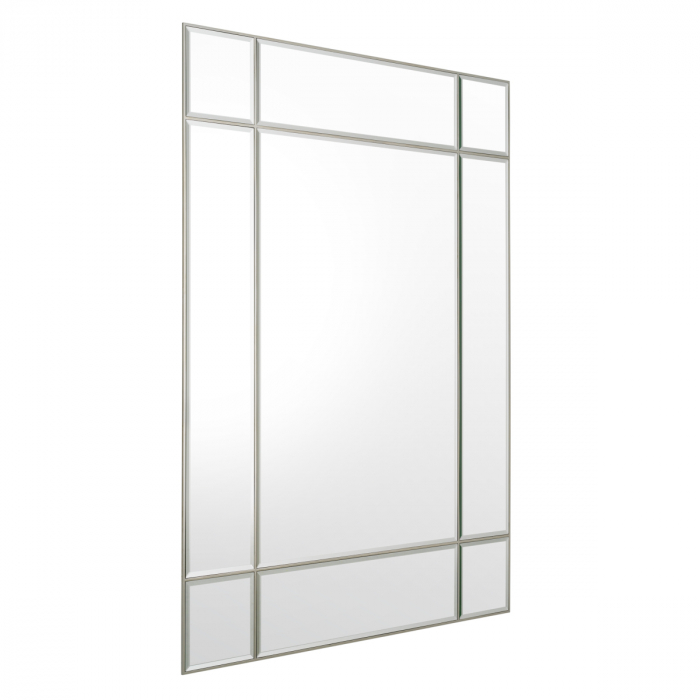 Oglindă, Beaumont XL finisaj nichel, Dims: L. 180 | W. 140 | D. 4  (CM) [3]