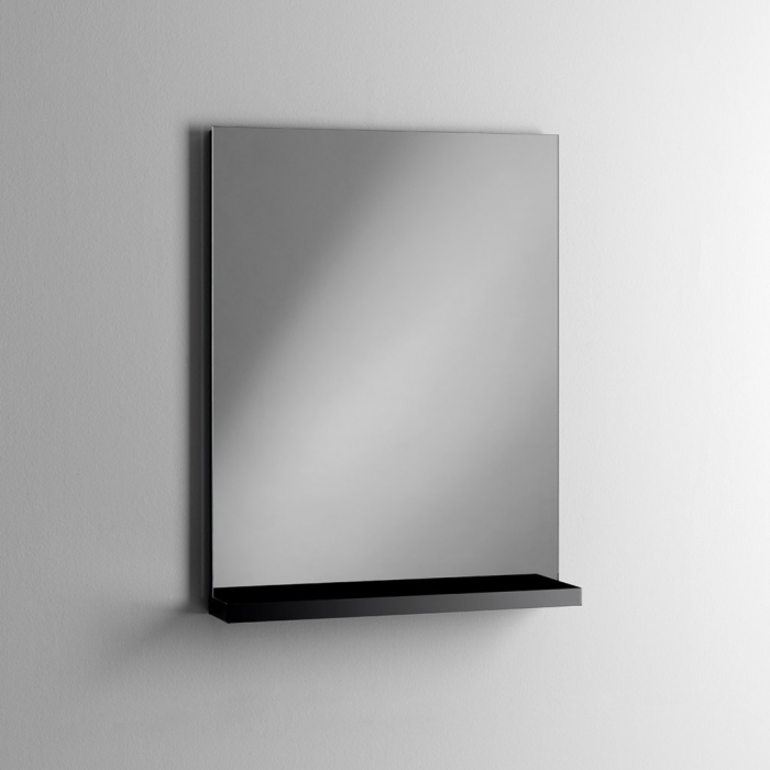 Oglinda cu raft NIKKO, Metal Oglinda, Negru, 70x13x90 cm image21