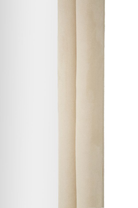 Oglinda de perete Cloe crem catifea 60x4x160 cm (dimensiunea oglinzii 45x145 cm) [3]
