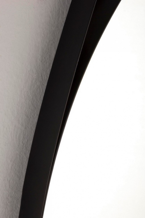 Oglinda de perete Kieran, Metal, Negru, 72x2.5x107 cm [2]