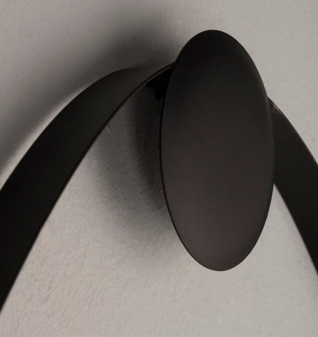 Oglinda de perete Kieran, Metal, Negru, 72x2.5x107 cm [3]