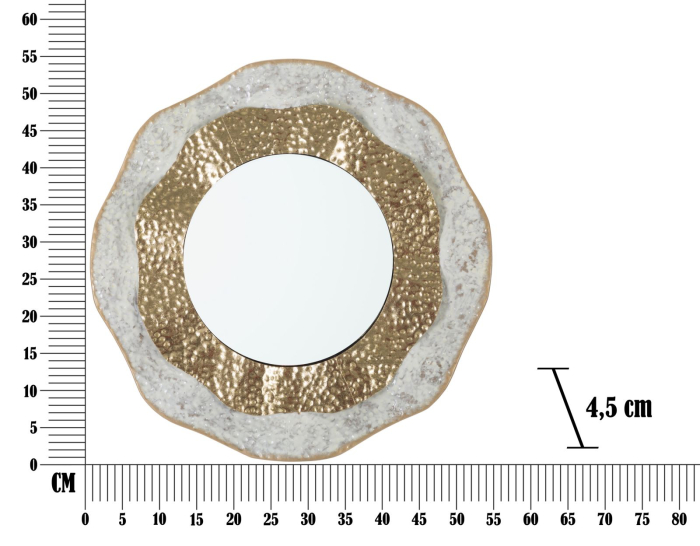 Oglinda de perete Shai light ø 54,5x4,5 cm [6]