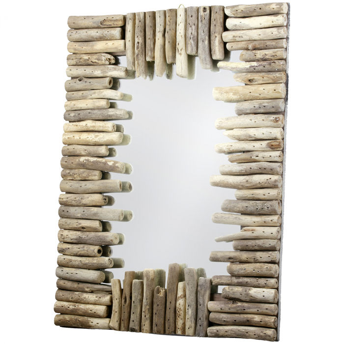Oglindă, Lemn, culori naturale, PU 3, L. 2 cm, L. 30 cm, H 40 cm [1]