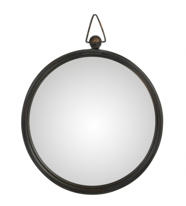 Oglinda, Lemn, Negru, 31x4x38.5 cm