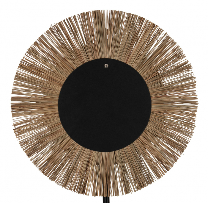 Oglinda Mendi, Bambus, Natural, 90x2.5x90 cm [2]