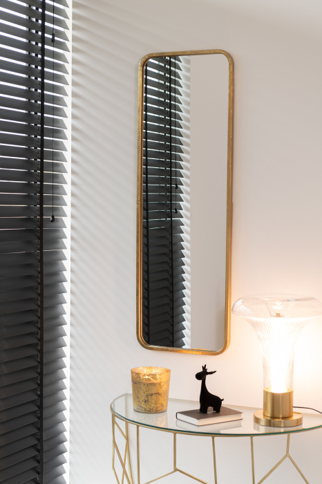 Oglinda Mona, Metal, Auriu, 40.5x2.5x119.5 cm [1]