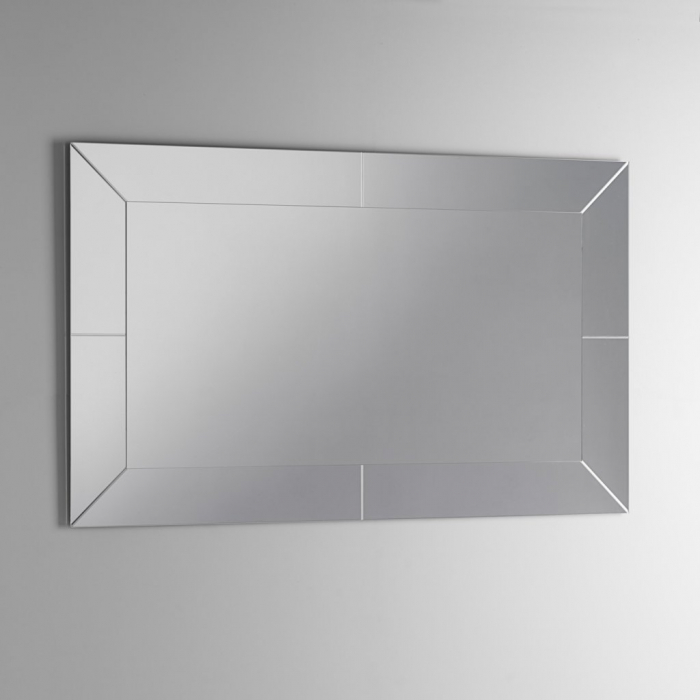 Oglinda NOTCH 2, Sticla Abs, Transparent, 130×2.5×80 cm lotusland.ro