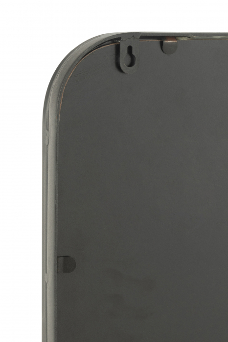 Oglinda Rectangular, Metal, Negru, 120x3x40 cm [3]