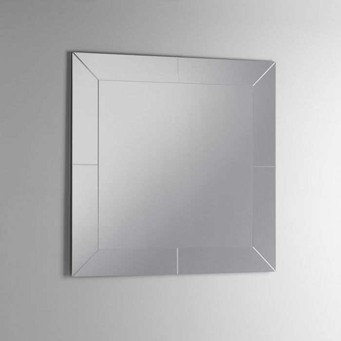 Oglinda REFLE 1, Sticla Abs, Transparent, 70x2x70 cm