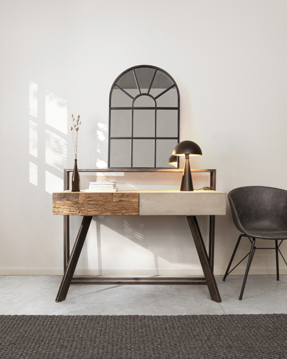 Oglinda Reflix, Otel, Negru, 58x3x86.5 cm [3]