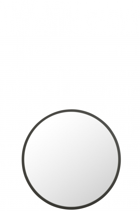 Oglinda Round, Metal, Negru, 80x80x2.5 cm [2]