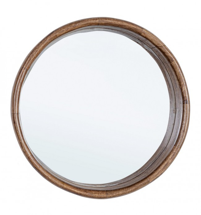 Oglinda SHERMAN, lemn, maro, 55x10cm