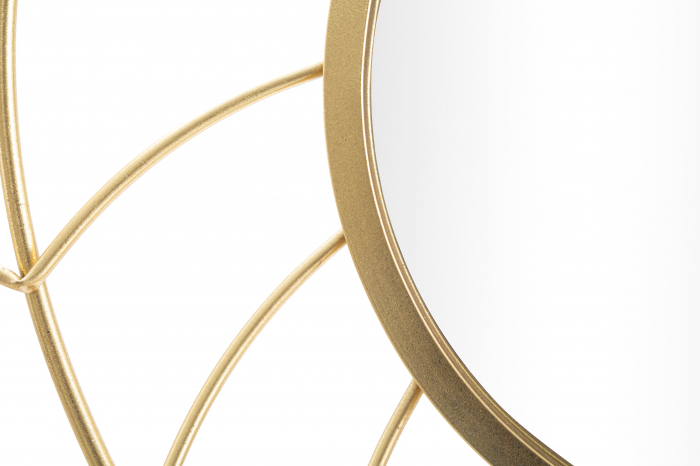 Oglinda Sunflower, Metal/Sticla, Auriu, 88x7 cm [3]