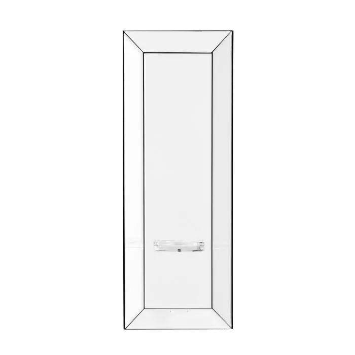 Oglinda cu suport lumanare WATERFORD, Sticla, Argintiu, 22.5x60 cm [4]