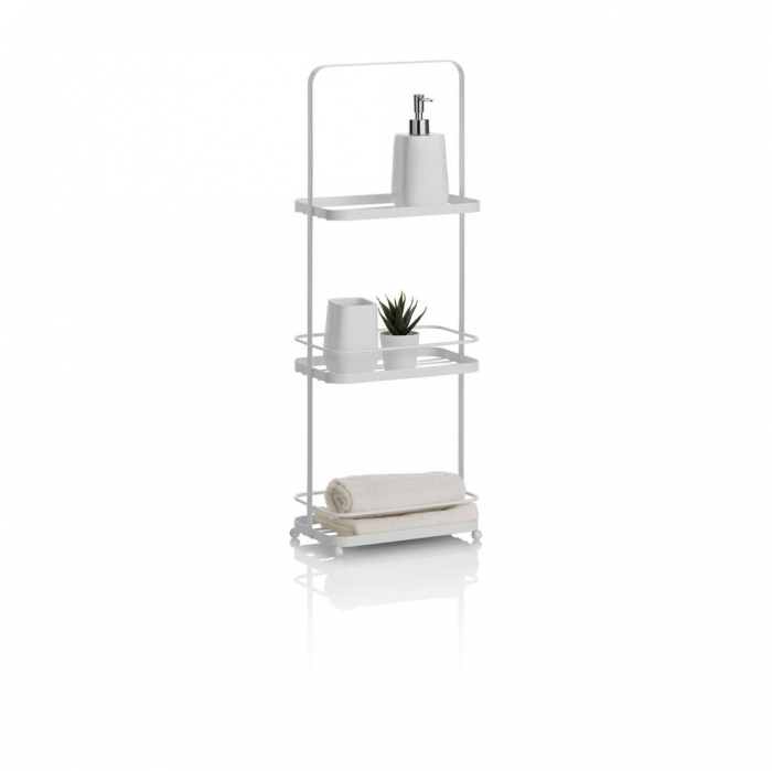 Organizator KOKO, Metal, Alb, 26x15.5x72 cm [2]