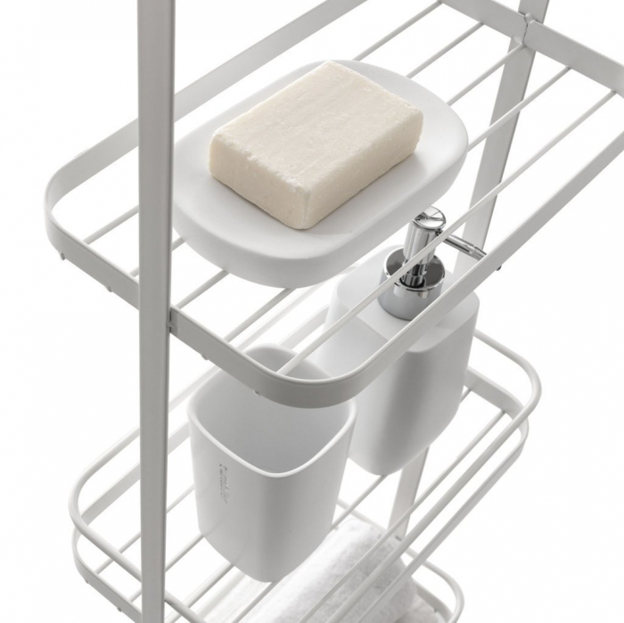 Organizator KOKO, Metal, Alb, 26x15.5x72 cm [3]
