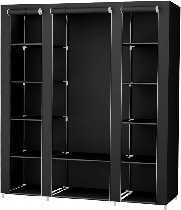 Organizator pentru haine, Metal textil, 150 45 180cm, Songmics