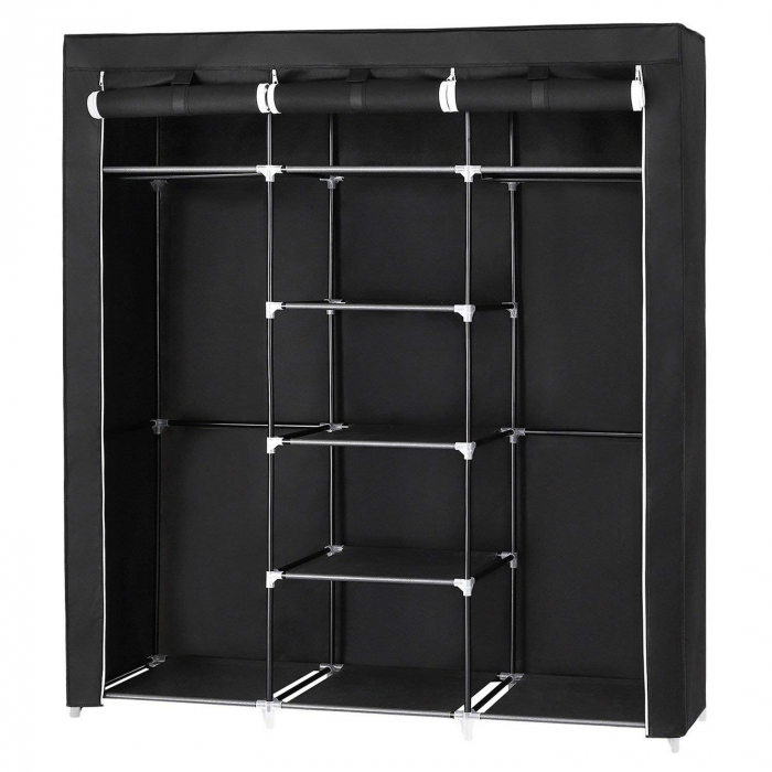 Organizator pentru haine, Metal textil, 175 150 45cm, Songmics