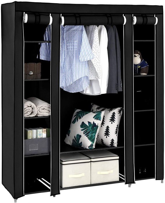 Organizator pliabil haine si accesorii, SONGMICS, 150*45*180cm [4]
