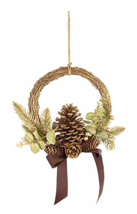 Ornament Craciun cu pin, Christin Gold