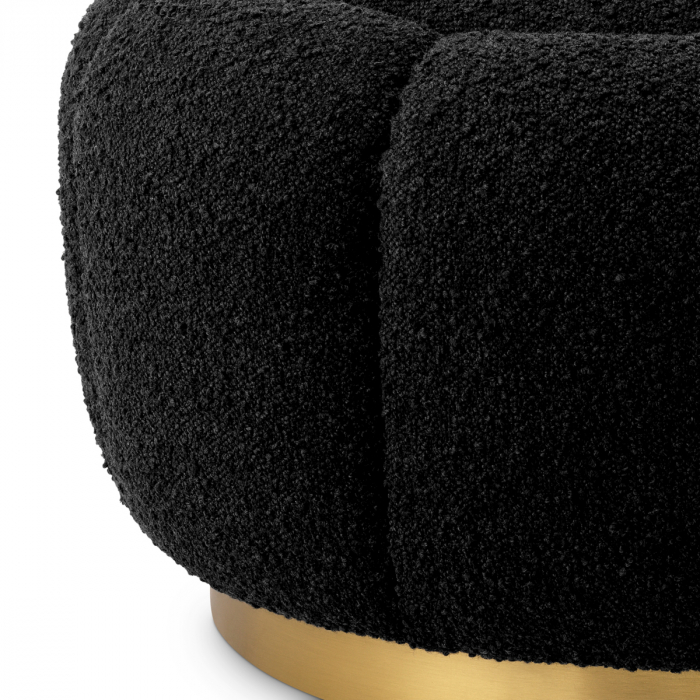 Otoman Inger bouclé negru [3]