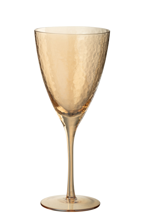 Pahar de vin auriu | L 9.8X l 7.5X H 23.4 cm [1]