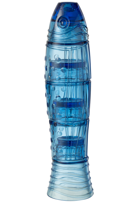 Pahare stivuibile sub formă de pește, Sticlă, Albastru [2]