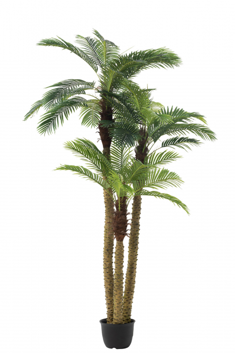 Palmier artificial, Plastic, Verde, 175x180x300 cm