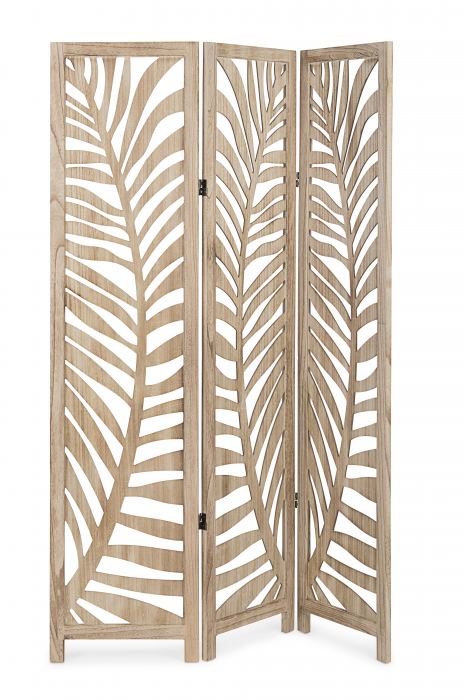 Paravan Fern, Lemn MDF, Natural, 120x6x170 cm