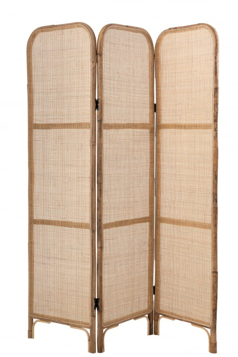 Paravan pliabil Rattan , Bambus Ratan, Maro, 123x34x180 cm