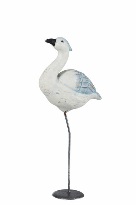 Pasare Bird, Compozit, Albastru, 22x12x43 cm
