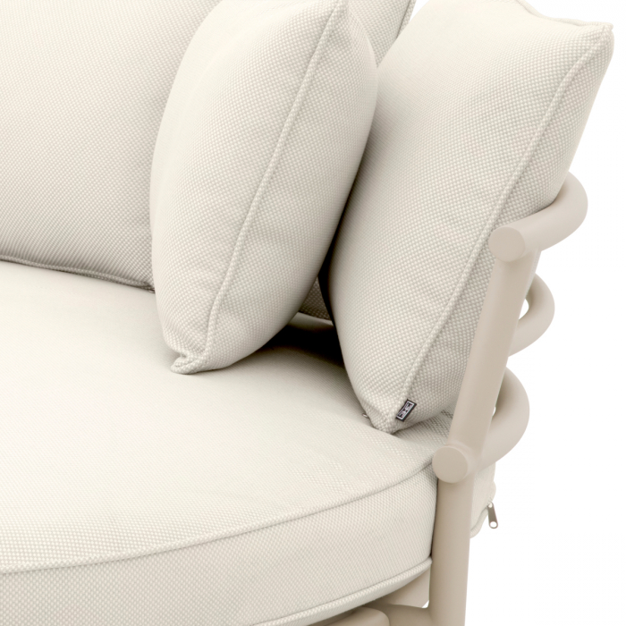 Pat de exterior Laguno nisip off-white/gri, Dims: Ø 210 | D. 113 | H. 85  (CM) [6]