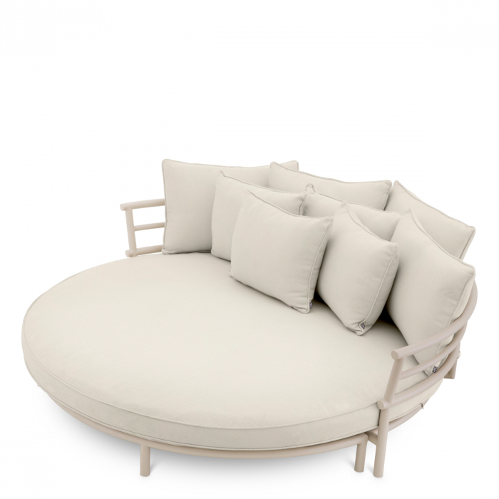 Pat de exterior Laguno nisip off-white/gri, Dims: Ø 210 | D. 113 | H. 85  (CM) [4]