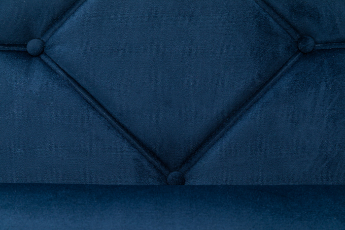 Pat de zi Diana, Albastru petrol, 185x40x75 cm [6]