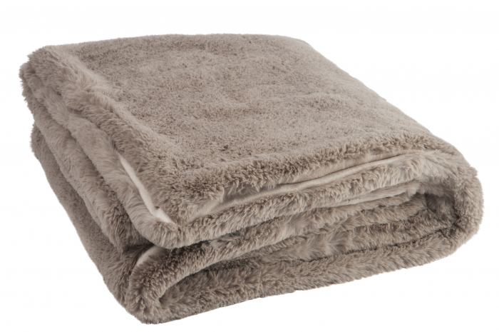 Patura Cutie, Fibre textile, Gri, 180x130x4 cm [2]