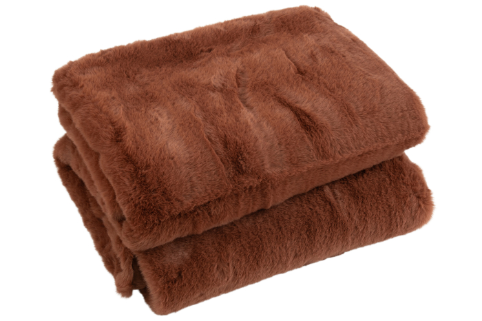 Patura plaid, Blanita, Maro, 180x130x3 [2]