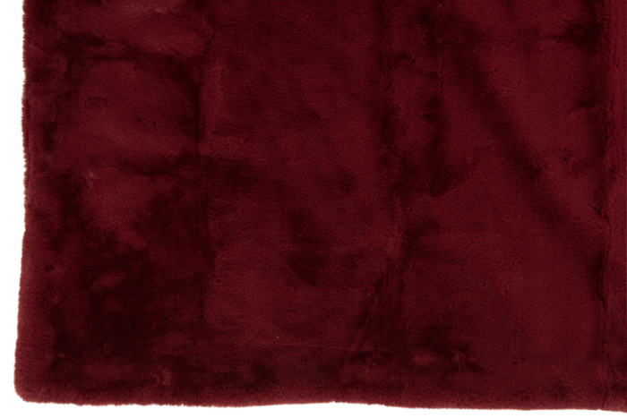 Patura plaid, Blanita, Rosu, 180x130x3 [3]