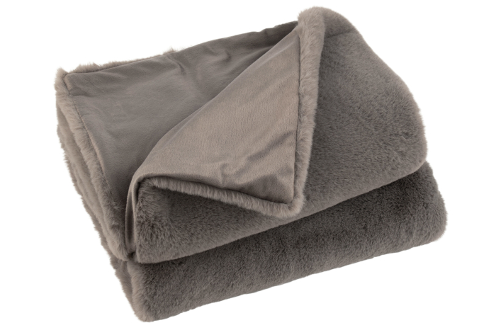 Patura plaid, Material sintetic, Maro, 180x130x4 [1]