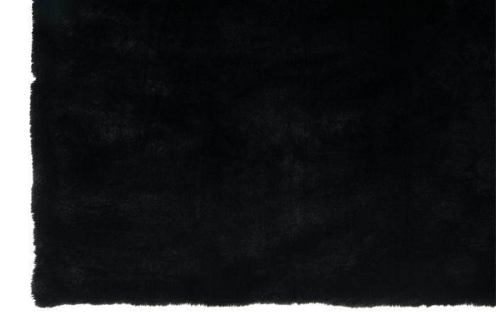Patura plaid, Material sintetic, Negru, 180x130x3 [3]