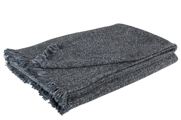 Patura plaid, Textil, Albastru, 130x170x0.5 [2]