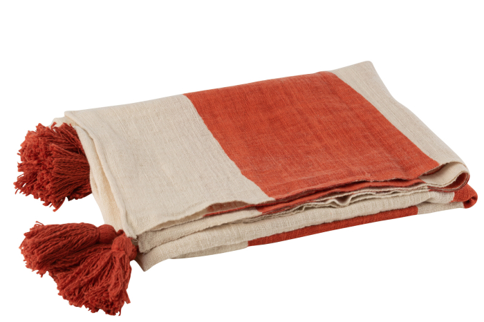 Patura plaid, Textil, Portocaliu, 185x135x2 [1]