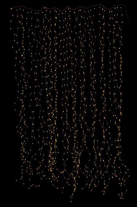 Perdea instalatie Christmas, Plastic, Argintiu, 18x18x7 cm [3]