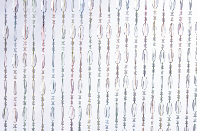 Perdea snur Beats, Plastic, Alb, 120x240 cm  [2]