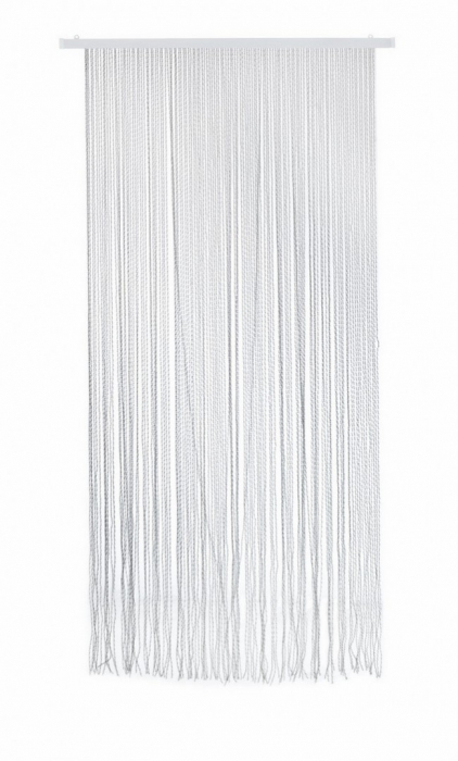 Perdea snur Ghiaccio, Plastic, Alb, 100x220 cm