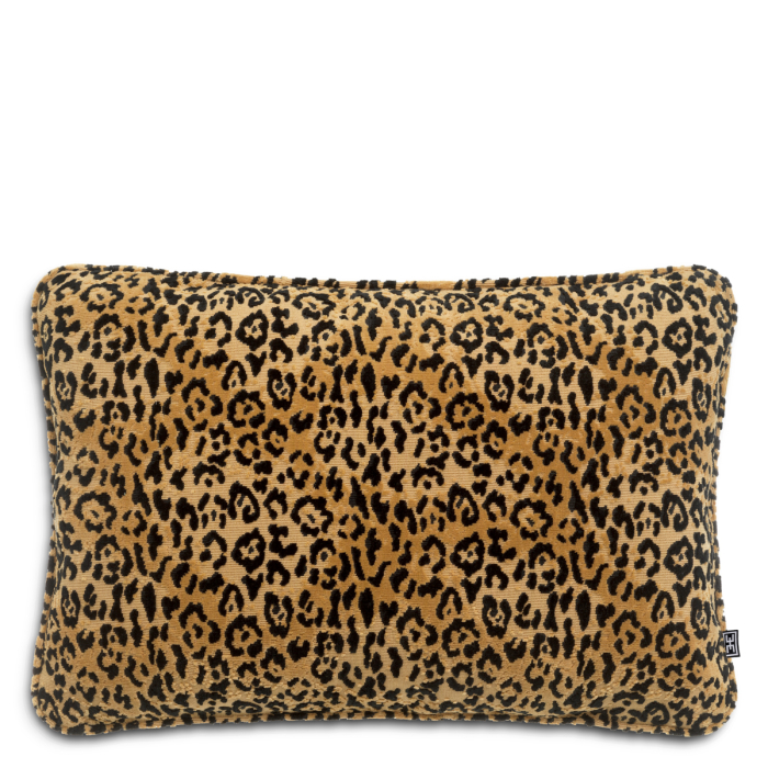 Perna Diana dreptunghiulara Bernard leopard camel |L. 60 | W. 40 cm  [1]