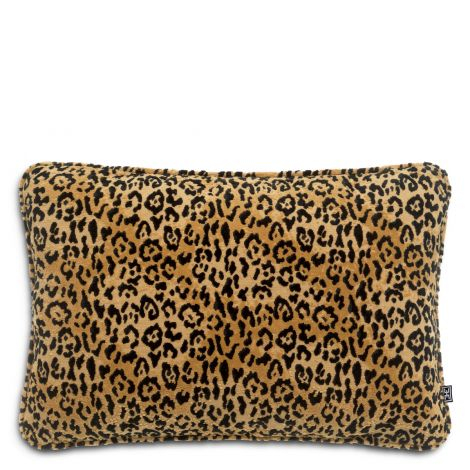 Perna Diana dreptunghiulara Bernard leopard camel |L. 60 | W. 40 cm  [4]