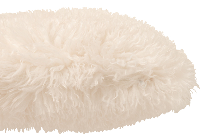 Perna Moutie din poliester alb | L 45X l 45X H 15 cm [2]