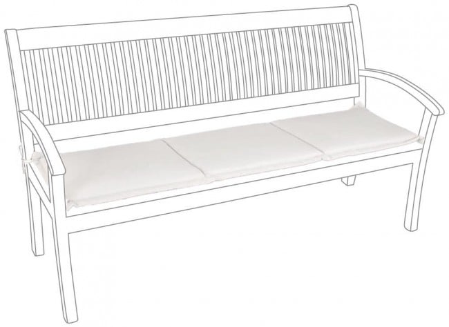 Perna pentru canapea de 3 locuri Poly180, poli-vascoza, 153x48x3 cm Bizzotto