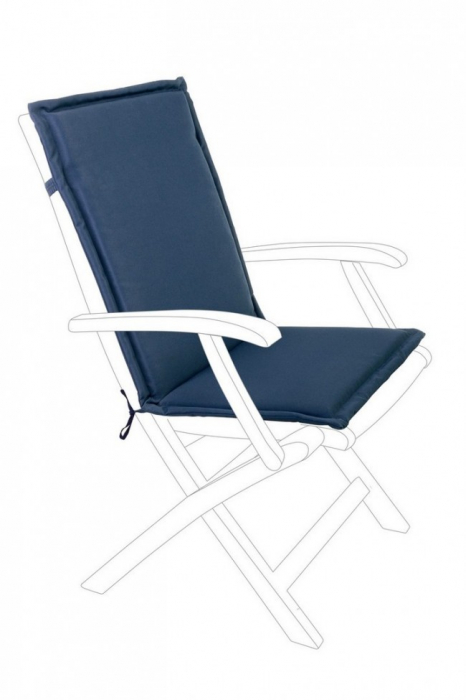 Perna pentru scaun Poly180, Poliester, Albastra, 45x94x3 cm Bizzotto imagine 2022 by aka-home.ro