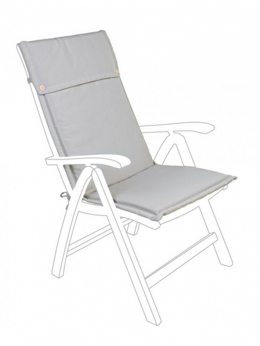 Perna pentru scaun Poly180, Poliester, Gri, 50x120x3 cm Bizzotto imagine 2022 by aka-home.ro